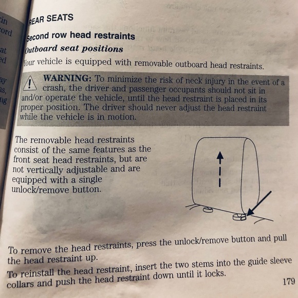 Adjustable Head Restraints - Picture 7 of 8